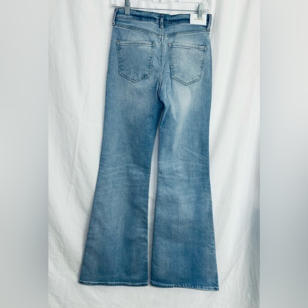 Express ’70s Flare Mid Rise Jeans – Women’s Size 2R - Picture 8 of 16